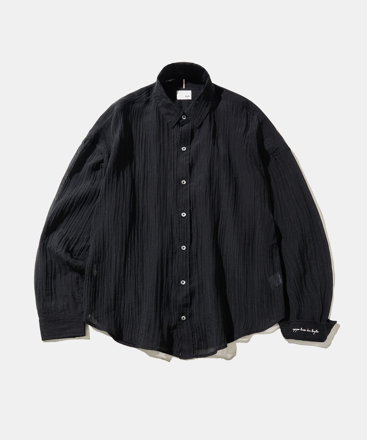 다이아몬드 레이라(DIAMOND LAYLA) Crepe Beach Cover-Up S178 Shadow Black