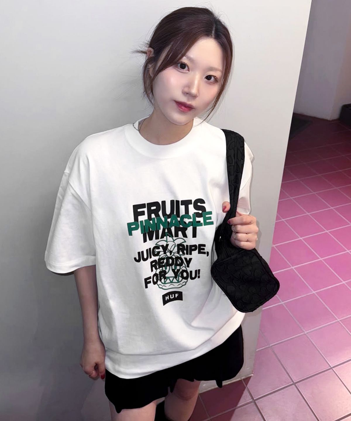 허프(HUF) PINNACLE FRUITS MART TEE [WHITE]