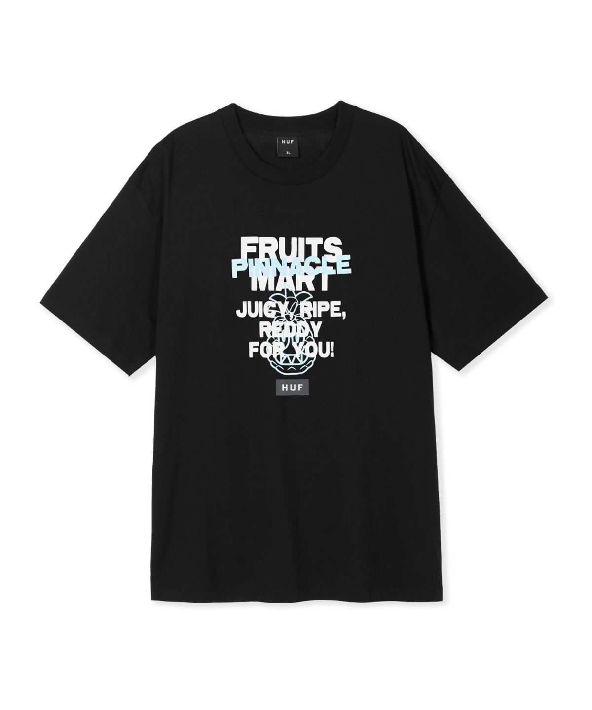 허프(HUF) PINNACLE FRUITS MART TEE [BLACK]