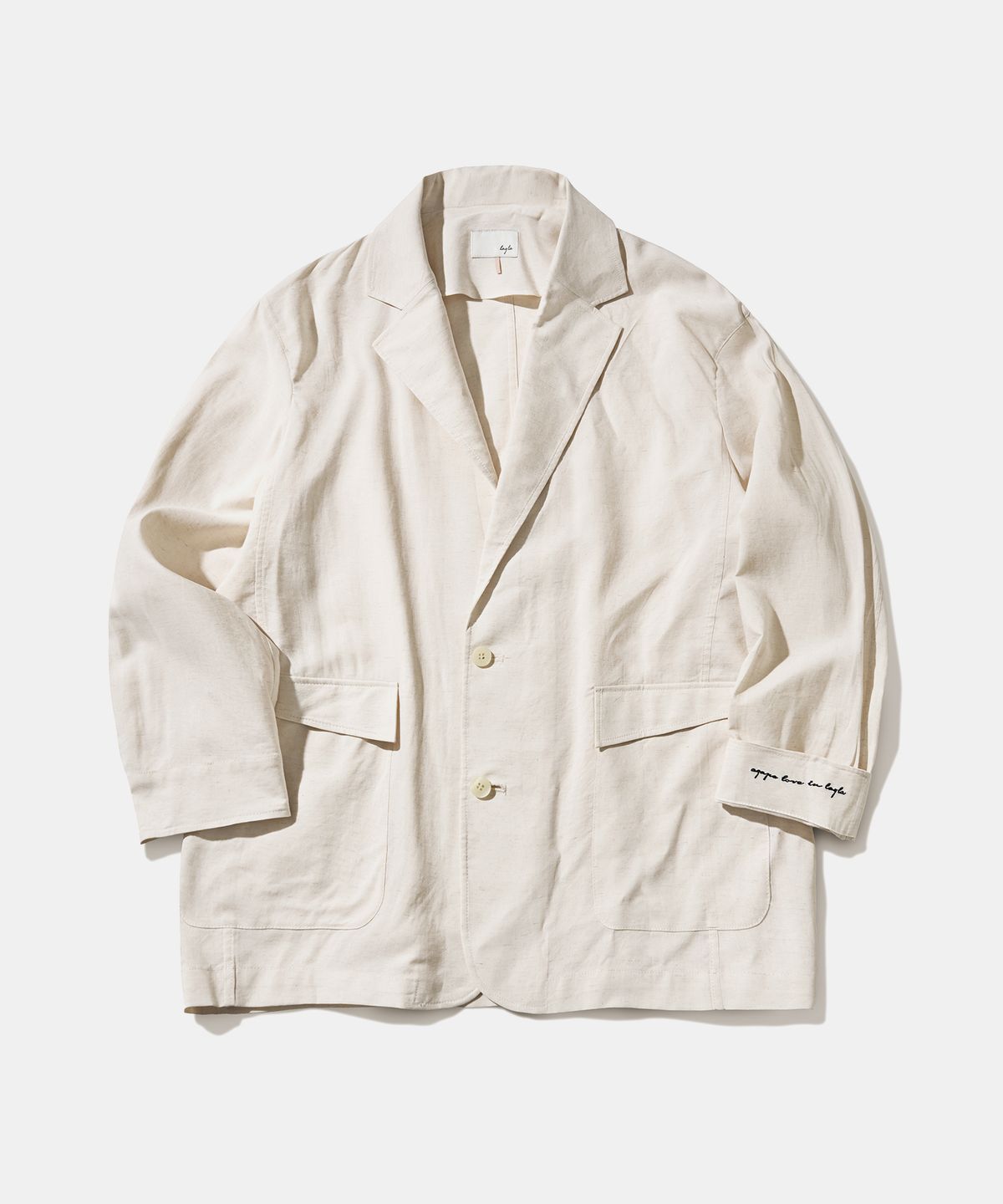 다이아몬드 레이라(DIAMOND LAYLA) Sandlight Linen Blazer Jacket J33 Beige