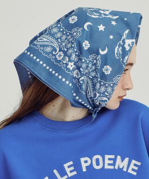 문 캣 반다나 [블루]