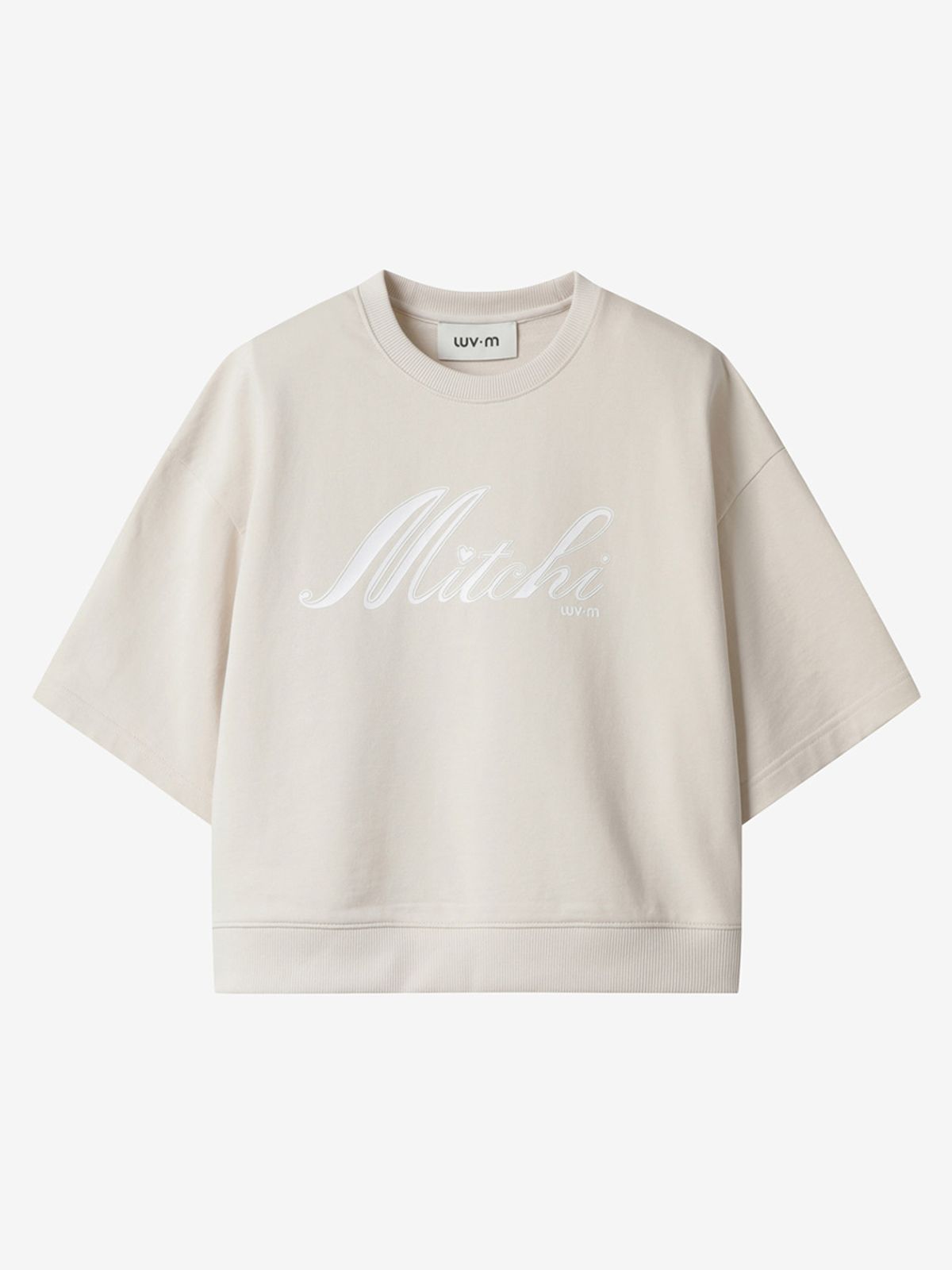 엘유브이엠(LUVM) MITCHI BLOUSON T-SHIRTS_CREAM