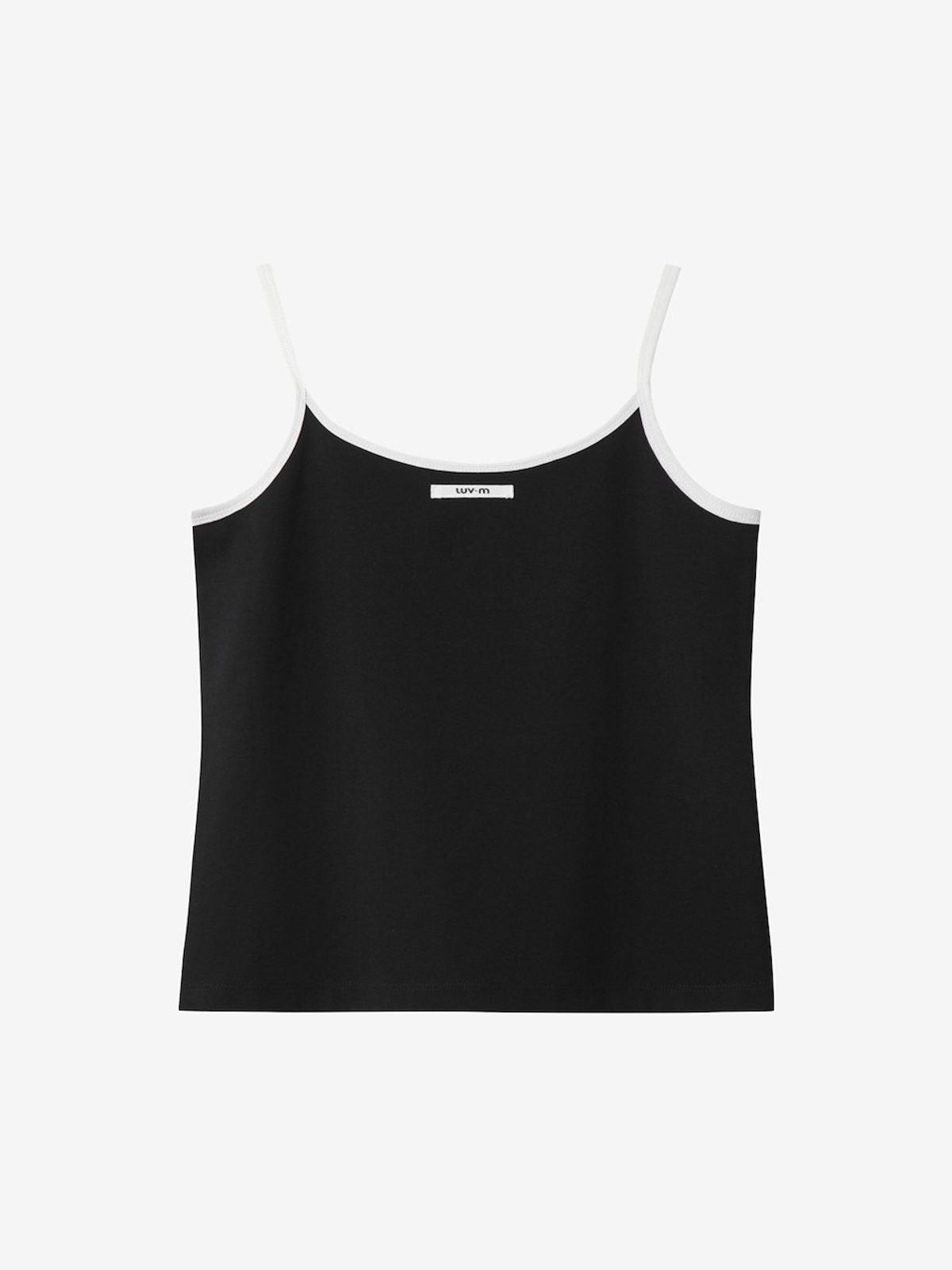 엘유브이엠(LUVM) SLEEVELESS LOGO TOP_BLACK