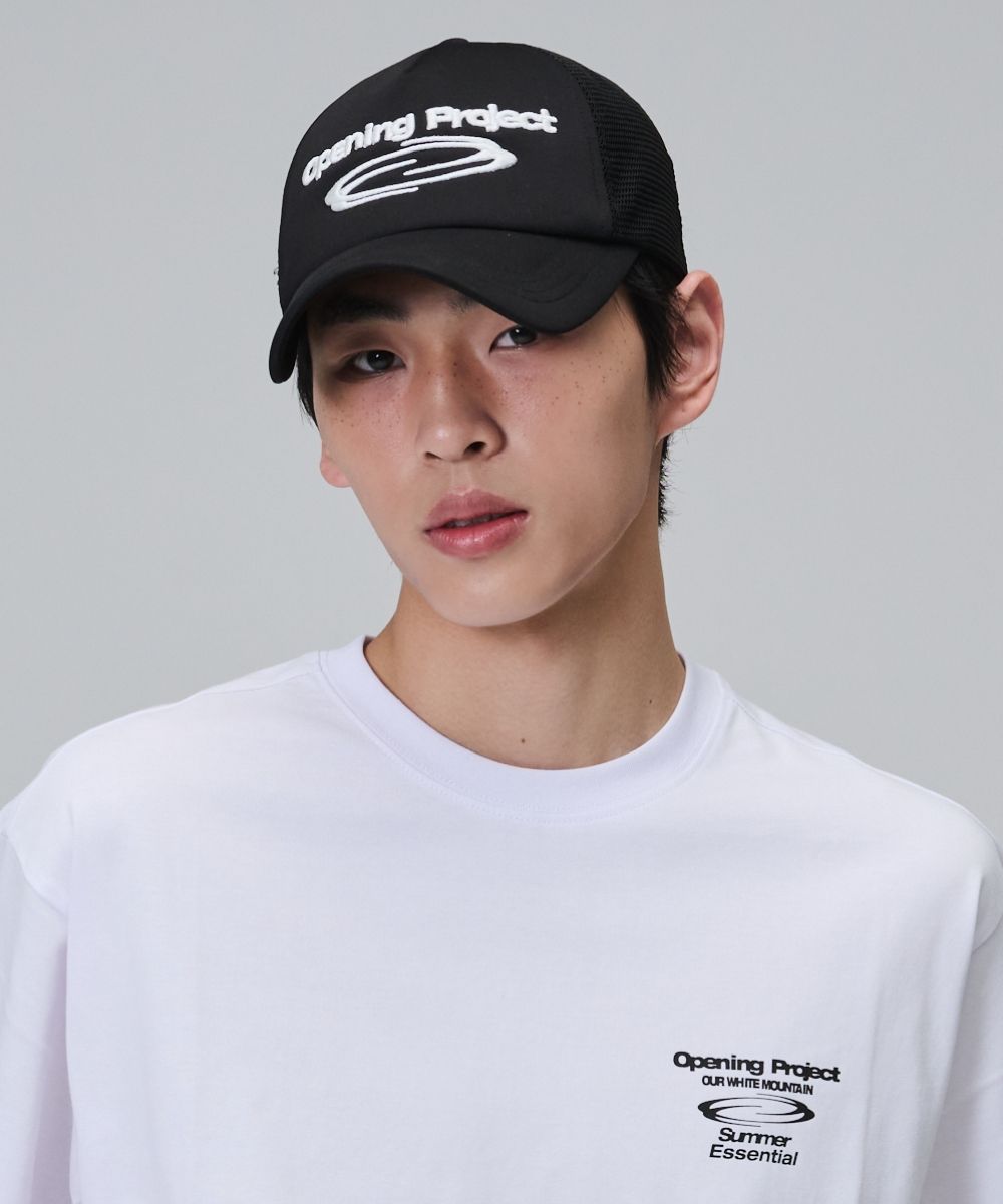 【Opening Project】Identity Mesh Cap - Black MUSINSA | OPENING PROJECT Identity Mesh Cap - Black