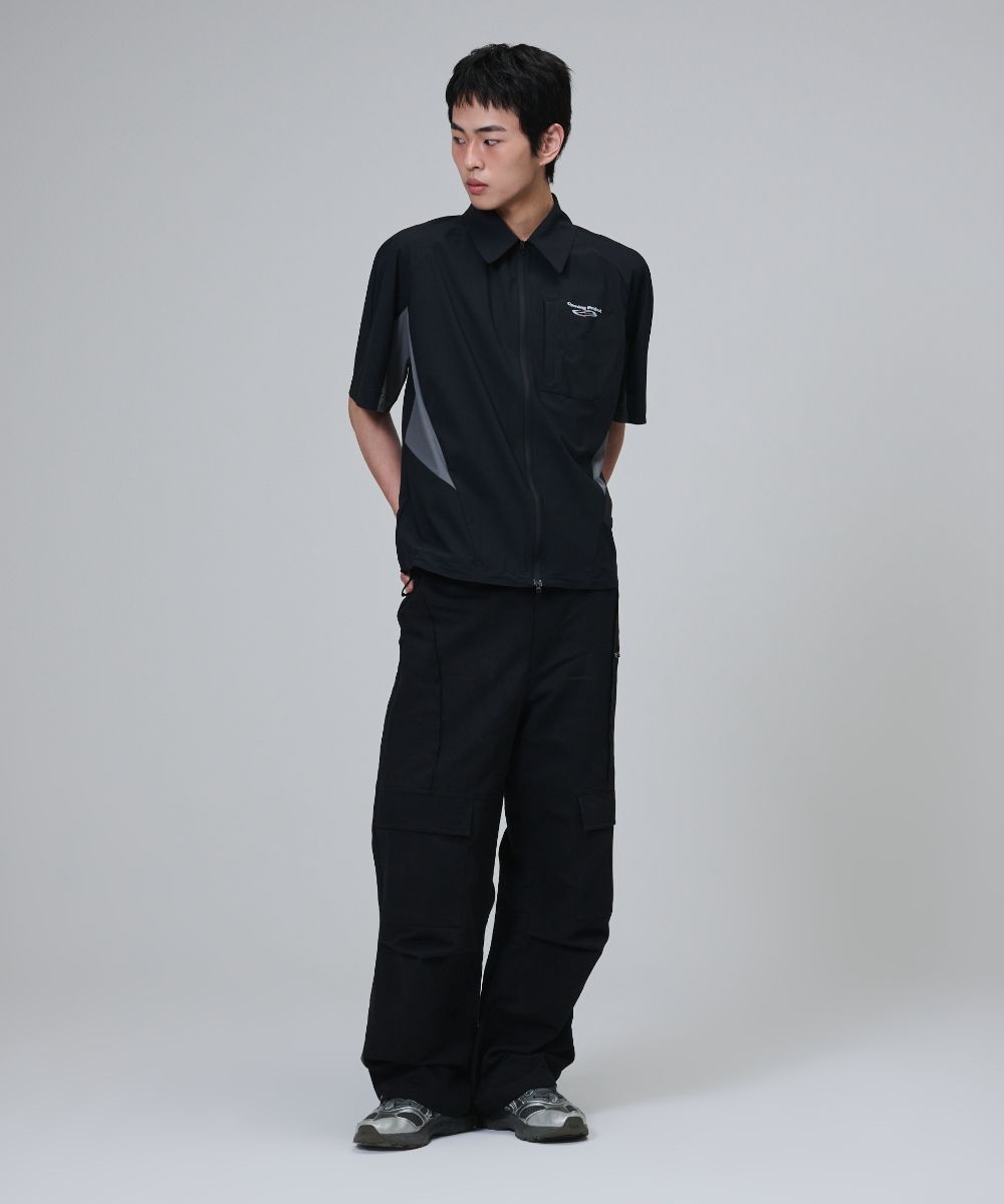 ★2025SS新作★OPENING PROJECT★Shield Cutted Cargo Pant MUSINSA | OPENING PROJECT Shield Cutted Cargo Pant - Black