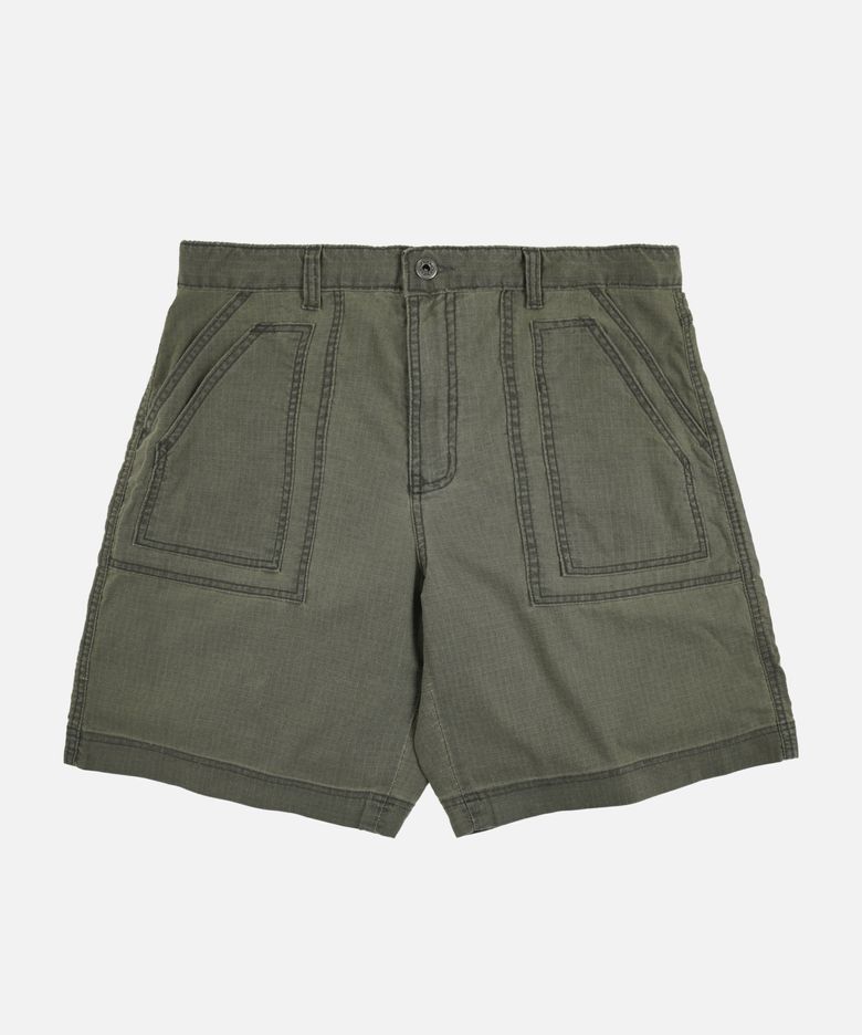 PIGMENT RIPSTOP FATIGUE SHORTS _ MUD
