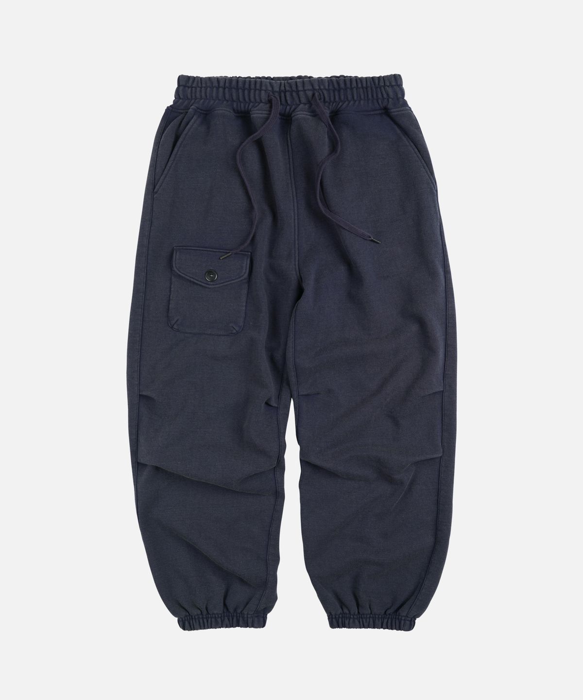 프리즘웍스(FRIZMWORKS) ARMY TWO TUCK SWEAT PANTS _ NAVY