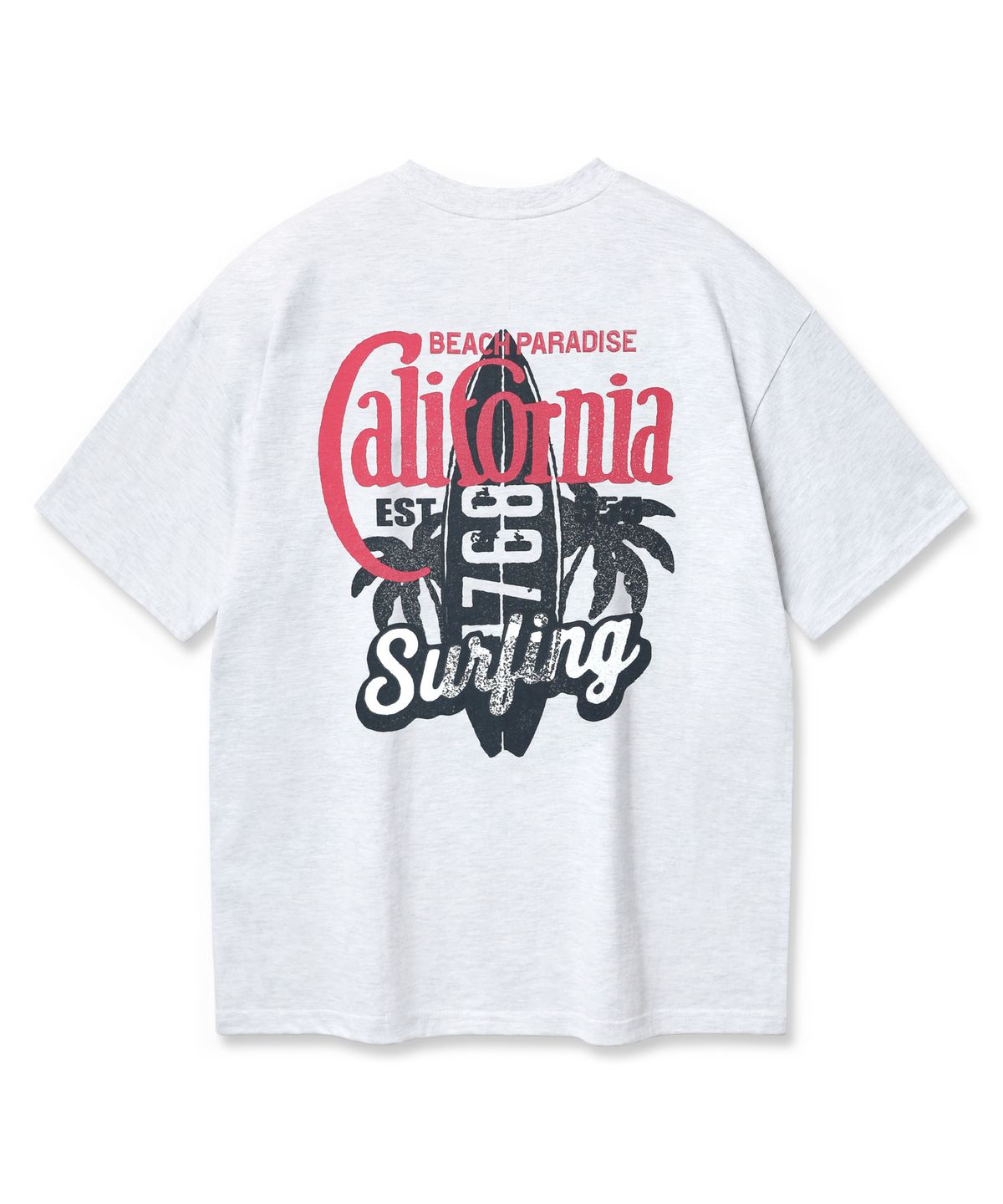 앨빈클로(ALVINCLO) Califonia 서핑 오버핏 반팔티 AST4783 (3 COLOR)