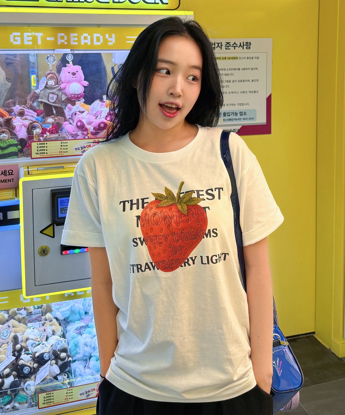 컬로라(COLORA) 소피스트 스트로베리 반팔 티셔츠 (3color)