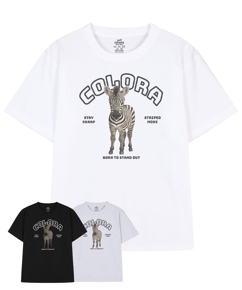 컬로라 베이비 지브라 반팔 티셔츠 (3color)