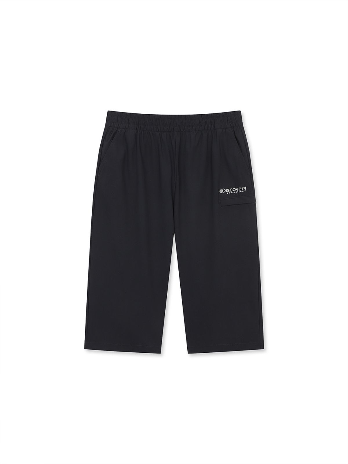 디스커버리 키즈(DISCOVERY KIDS) 키즈 프레시벤트 트리코트 팬츠(7부) (BLACK)