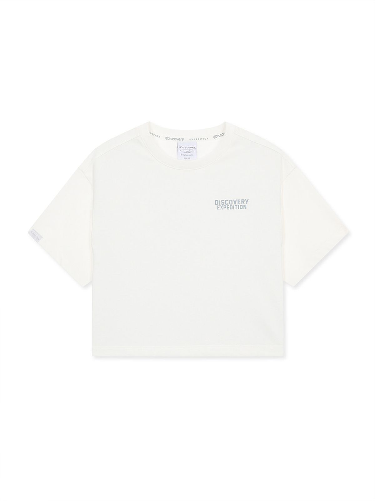 디스커버리 키즈(DISCOVERY KIDS) 여아 프레시벤트 그래픽 반팔티셔츠 (WHITE)