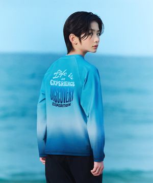 키즈 프레시벤트 그라데이션 래쉬가드 (BLUE)