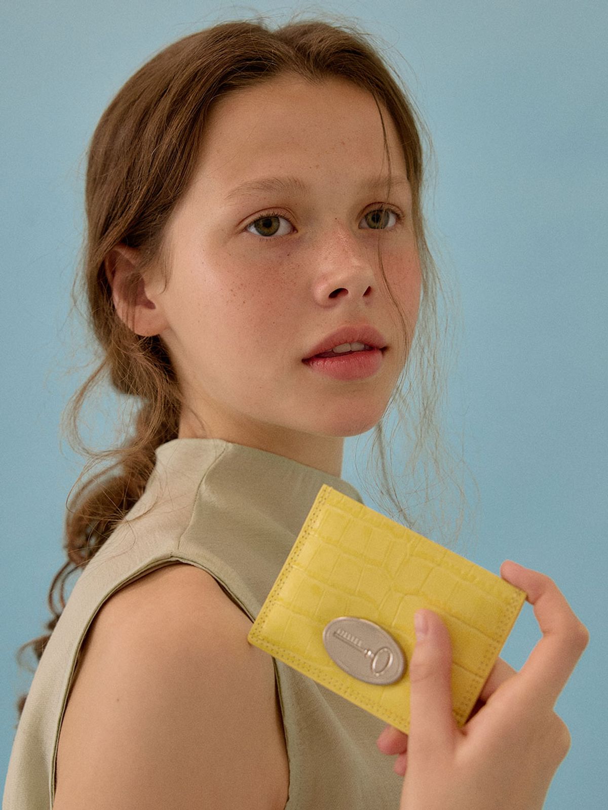 옴니포턴트(OMNIPOTENT) Clé de card wallet _Lemon