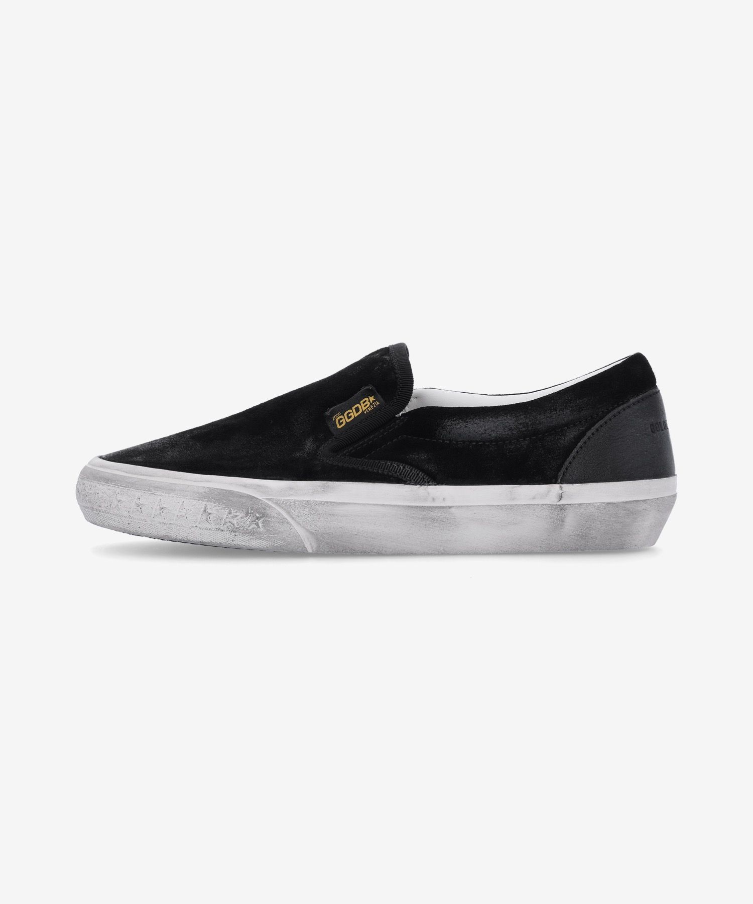 ★Golden Goose★ VCE Suede Sneakers Black GWF00306F006949901 Men's VCE Penstar in black suede with black leather heel tab