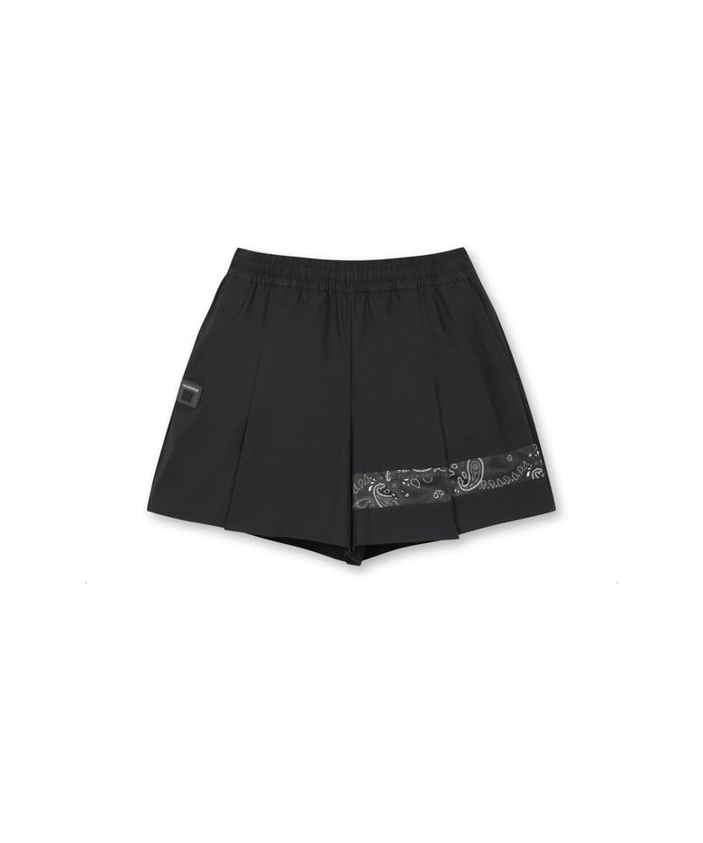 Paisley Printed Pleats Shorts_G5PAW25601BKX