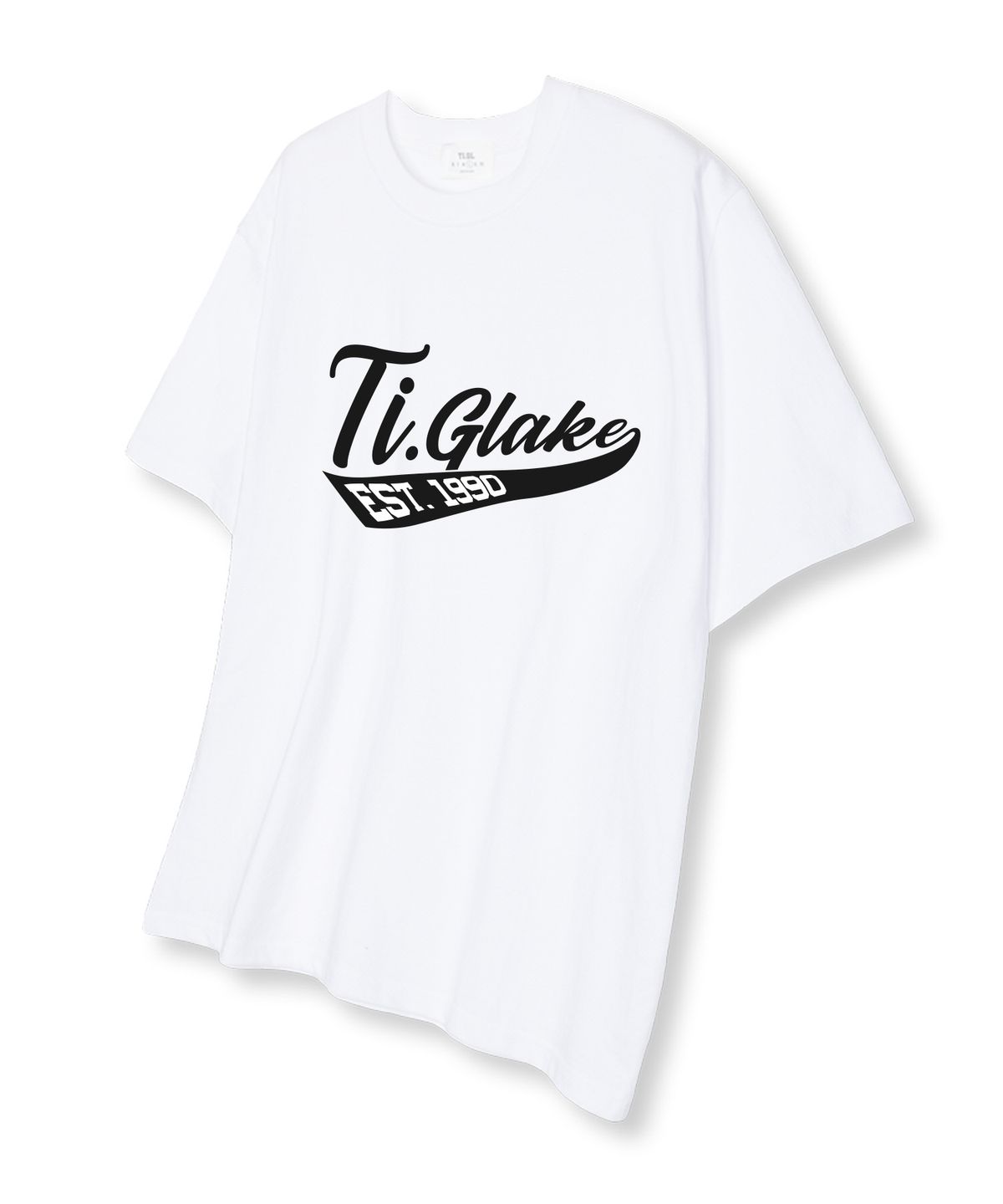 티글레이크(TI.GLAKE) EST테일 반팔 티셔츠 화이트