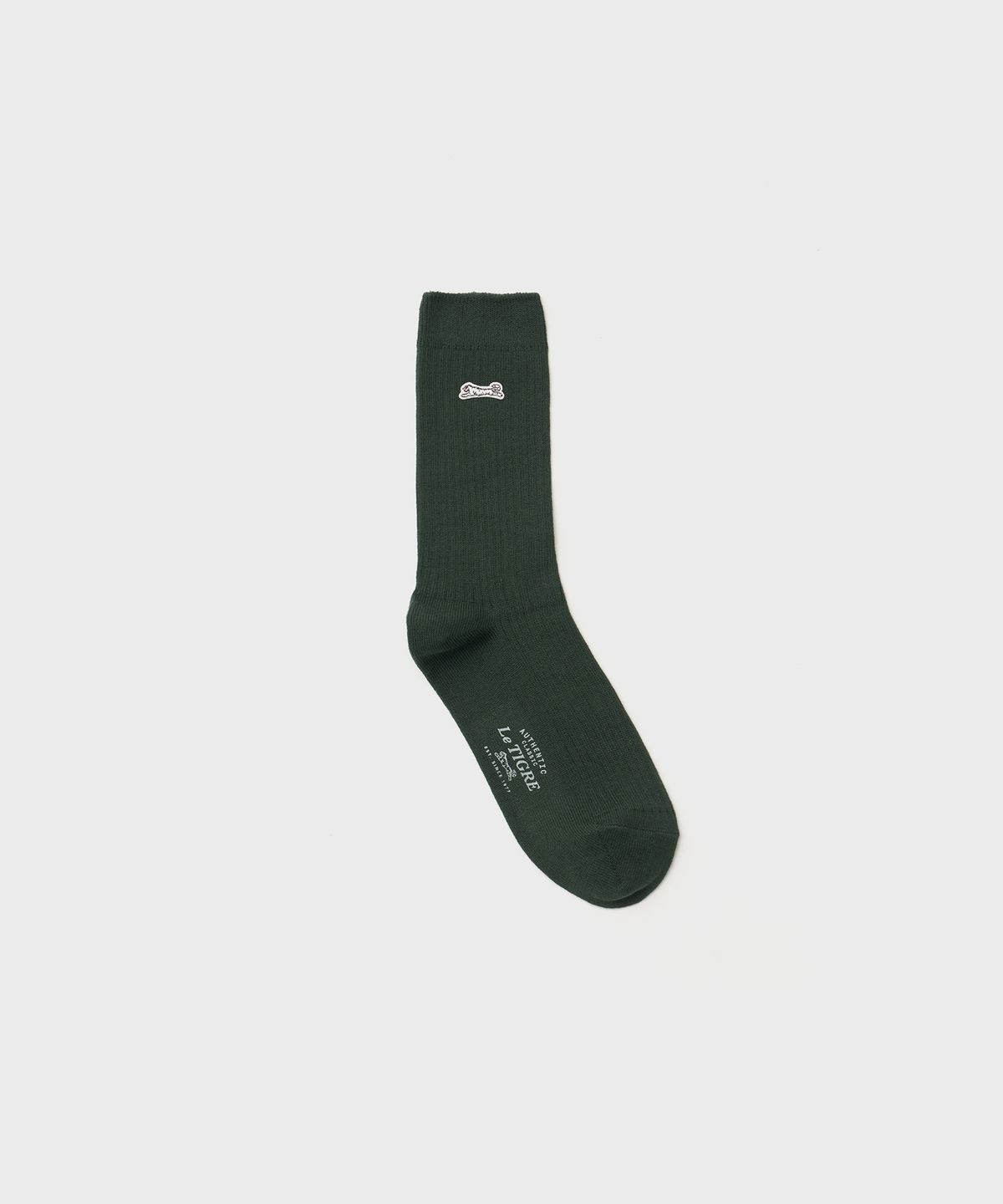 르티그레(LE TIGRE) Heritage Ribbed Socks (Forest)