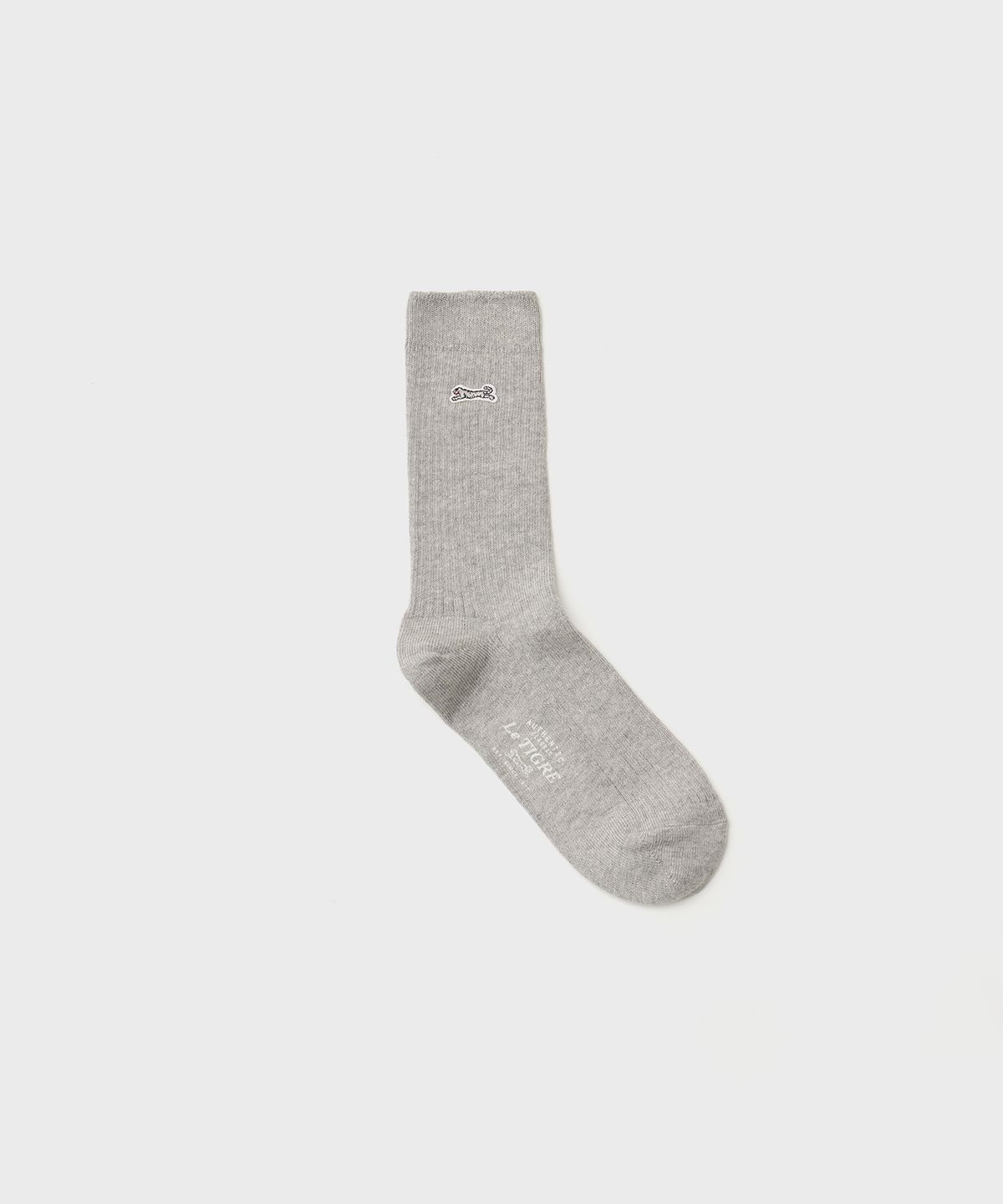 르티그레(LE TIGRE) Heritage Ribbed Socks (Heather Gray)