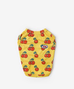 강아지 쿨티 민소매 (체리)