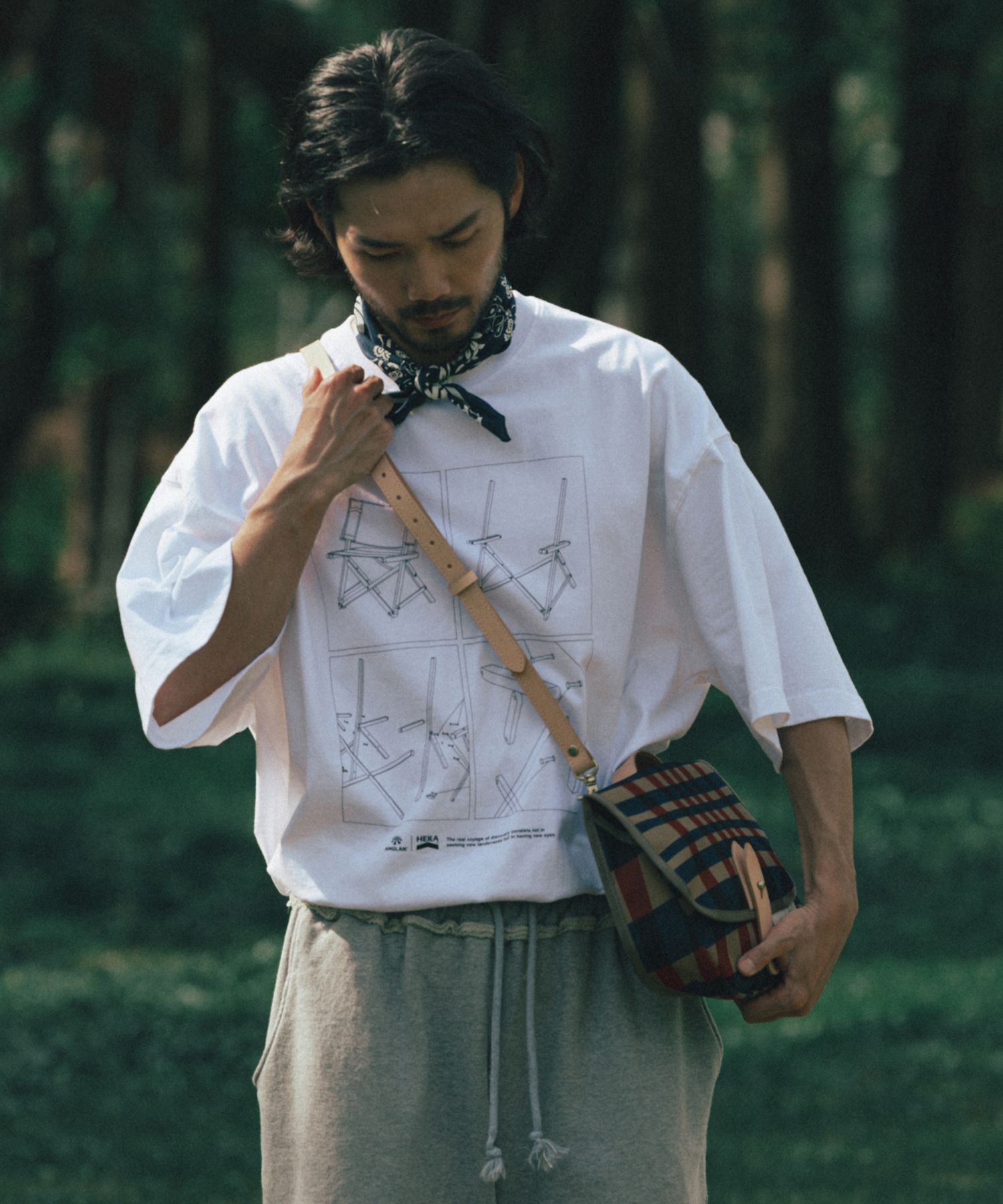 MUSINSA | ANGLAN How to Make Chair Half Tee - White