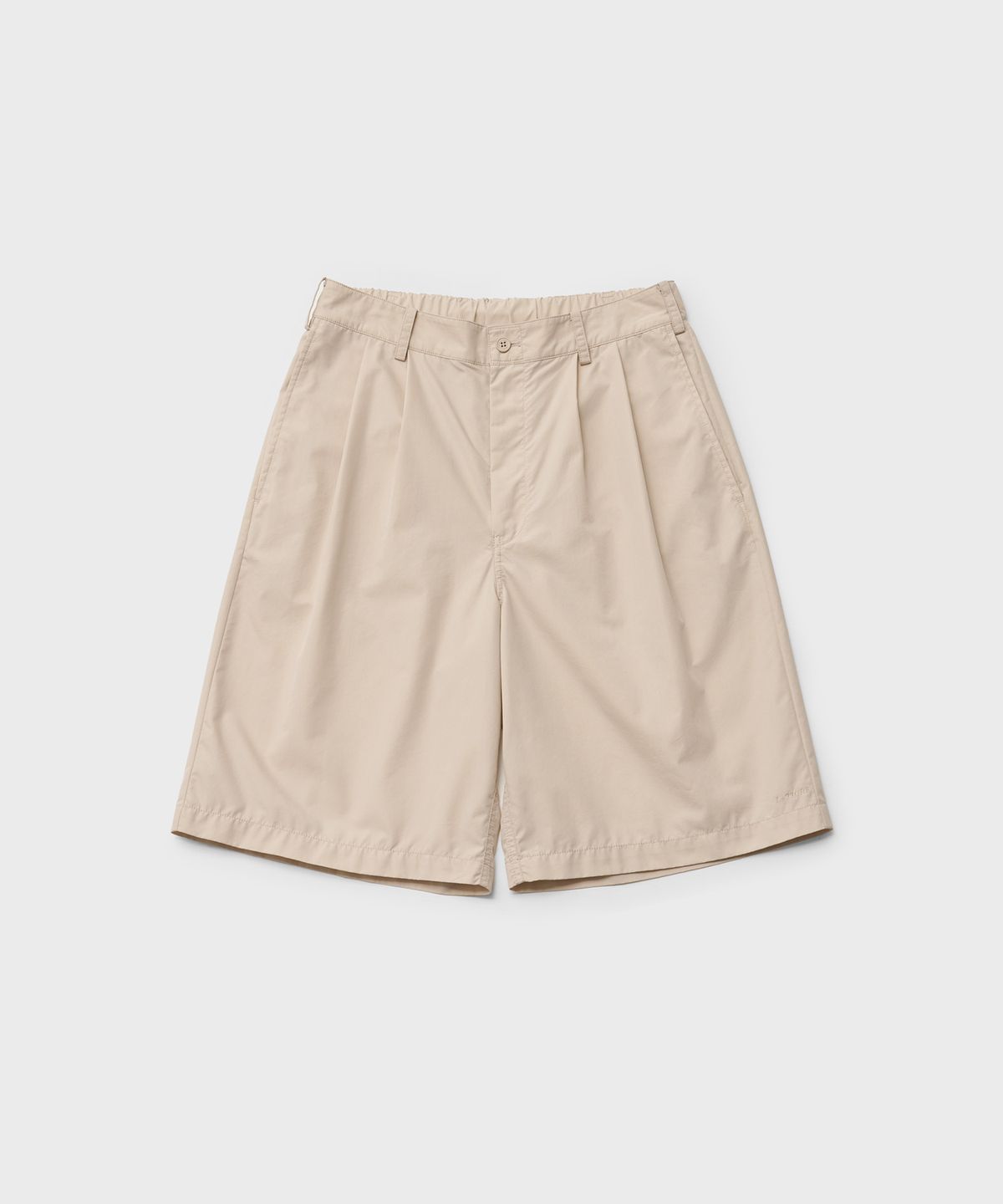 르티그레(LE TIGRE) Two Tuck Banded Shorts (Almond Milk)