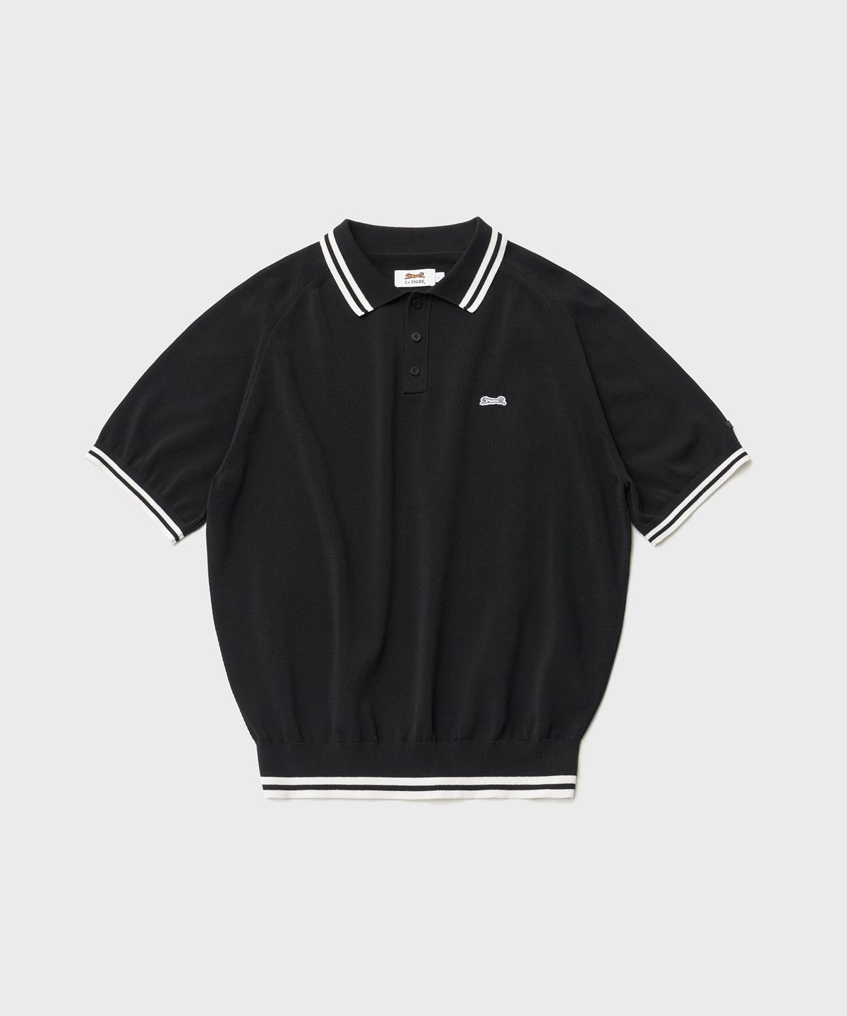 르티그레(LE TIGRE) Tennis polo knit (Black)