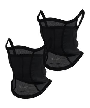 LUPDUA05 블랙 UV차단 쿨 스포츠마스크 2SET