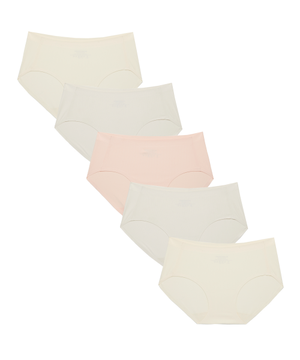 [5PACK] 나일론골지 심리스 팬티