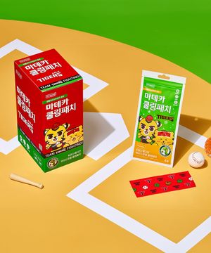 [KIA 타이거즈] 마데카 쿨링패치 KBO에디션 4매 x 10개입