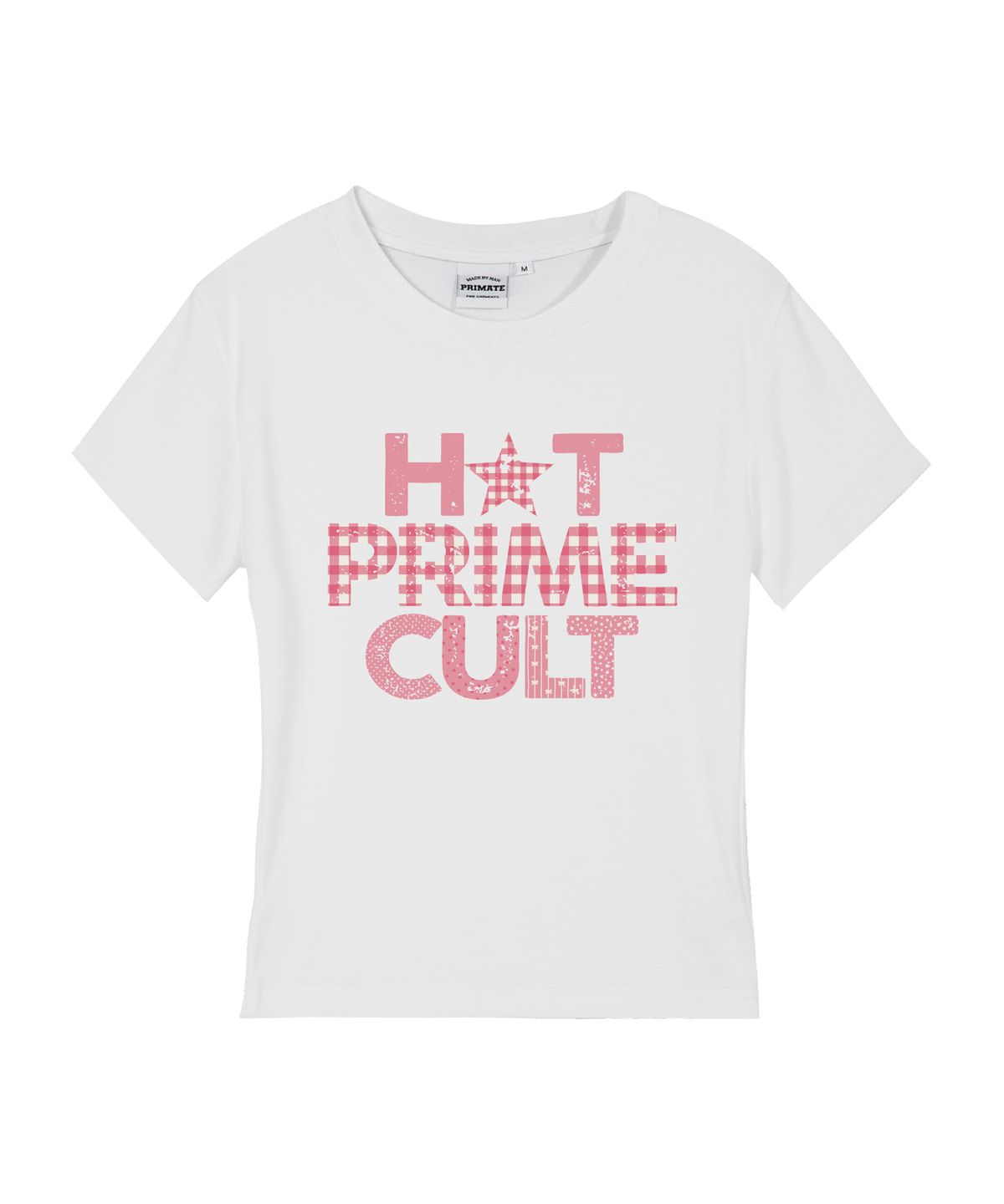 프라임에이트(PRIMATE) CHECK RUSTEE 여성 슬림핏 반팔티셔츠 5 COLORS