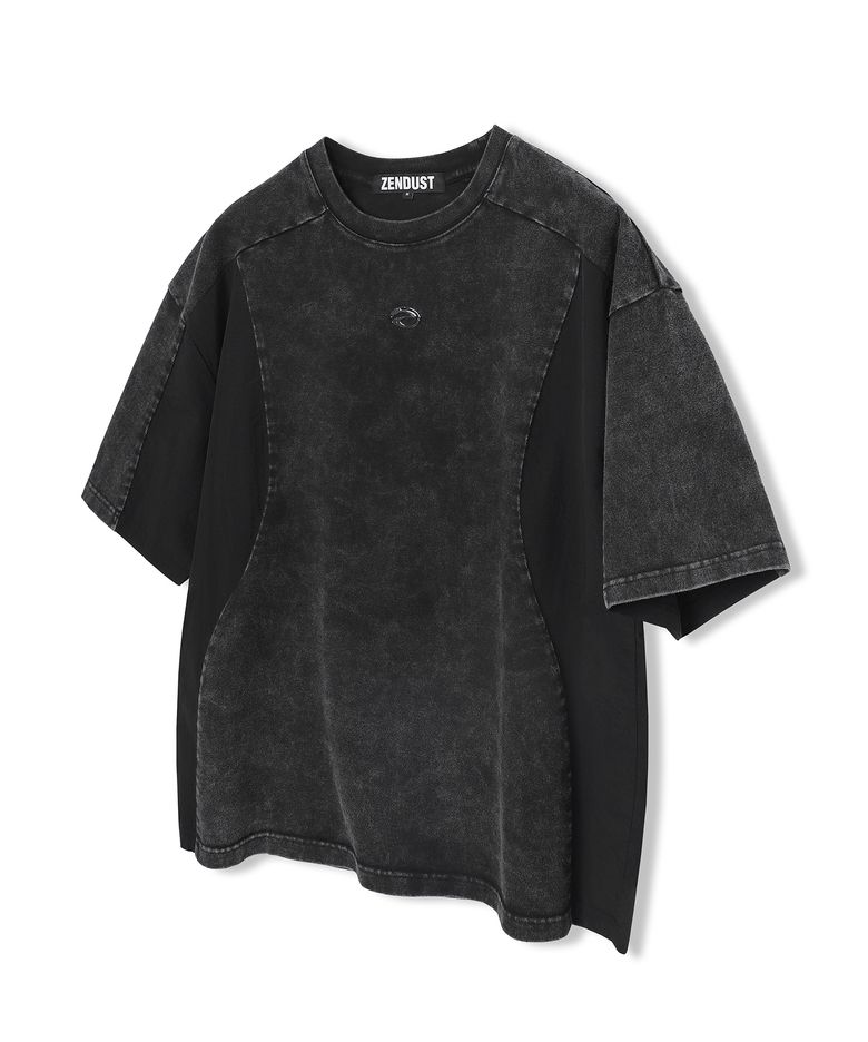 Vortex Overfit Tee SALT BLACK