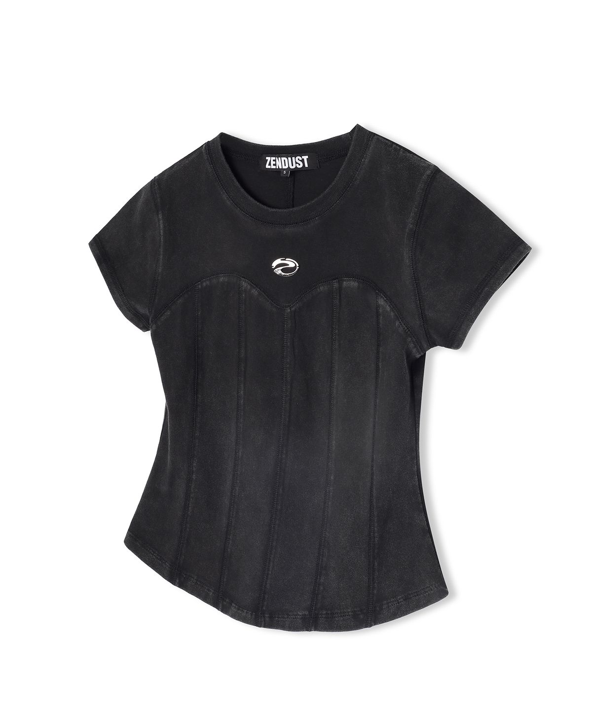 젠더스트(ZENDUST) Wonder Corset Short-sleeve BLACK