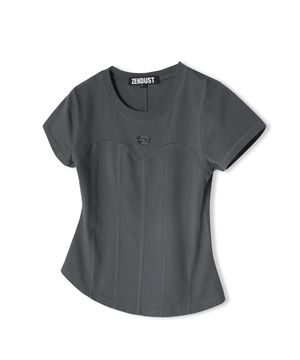 Wonder Corset Short-sleeve DARK GREY