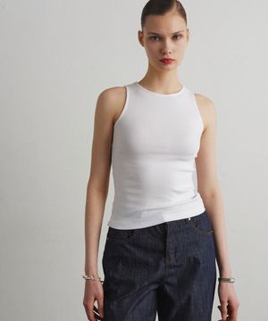 SECOND SKIN SLEEVELESS_WHITE
