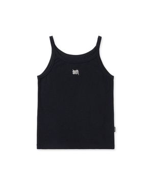 W TAG BASIC SLEEVELESS - BLACK
