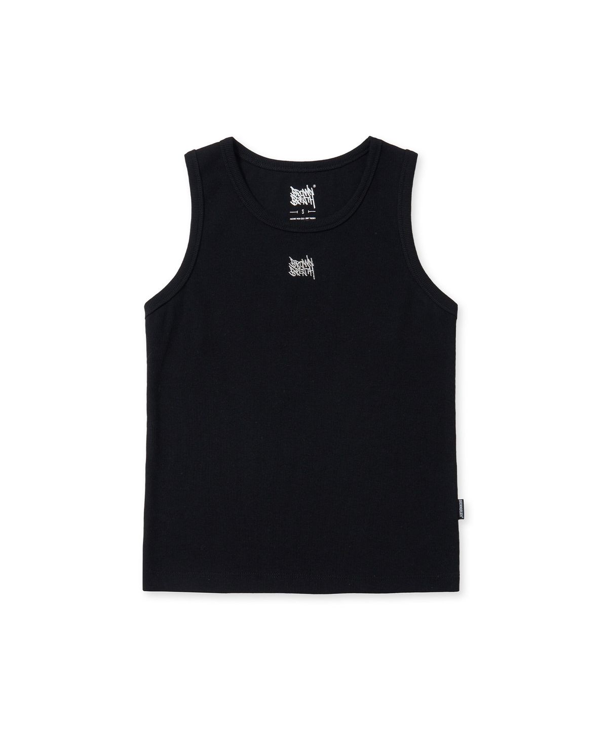 브라운브레스(BROWNBREATH) W TAG FRICE SLEEVELESS - BLACK