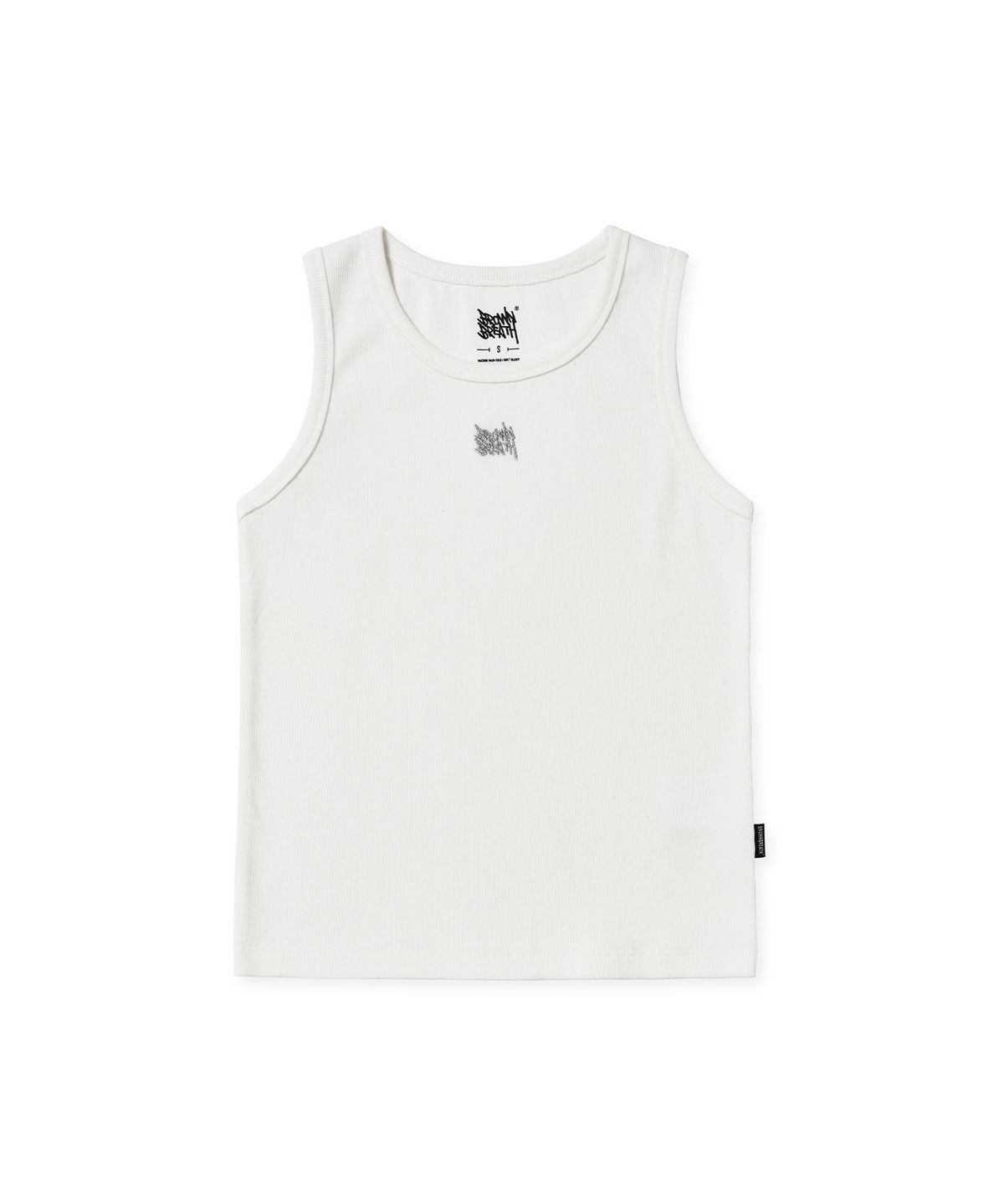 브라운브레스(BROWNBREATH) W TAG FRICE SLEEVELESS - WHITE