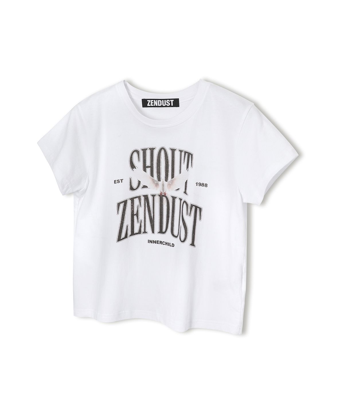 젠더스트(ZENDUST) Pigeon T-shirt WHITE