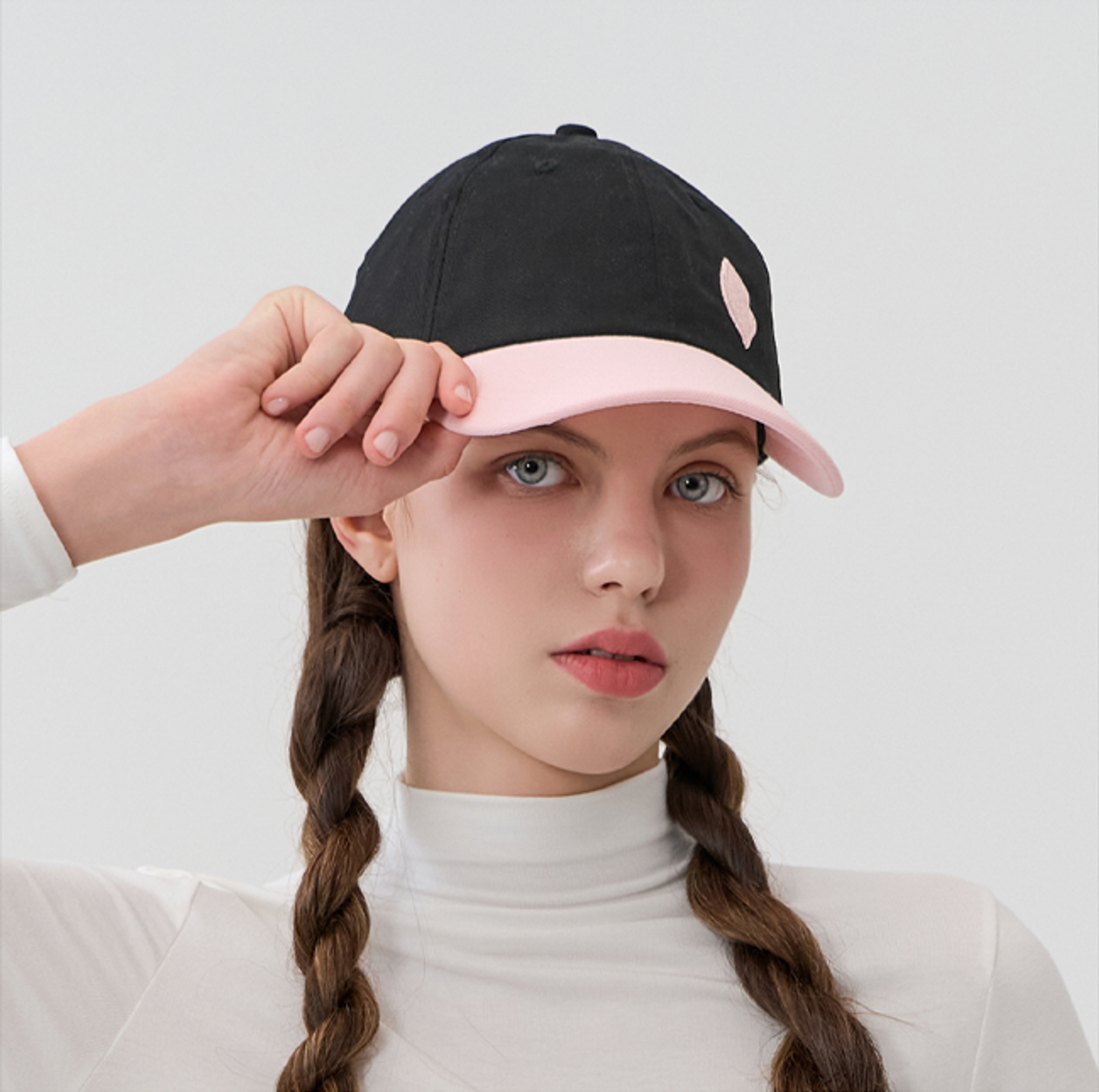 바르도(BARDOT) COTTON TWO-TONE LOGO BALL CAP