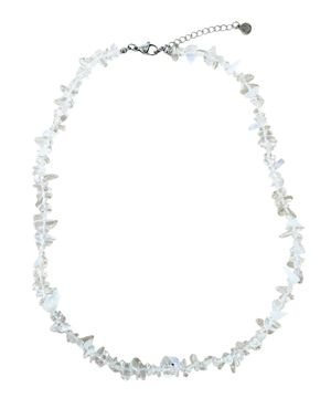 Irregular Clear Stone Necklace