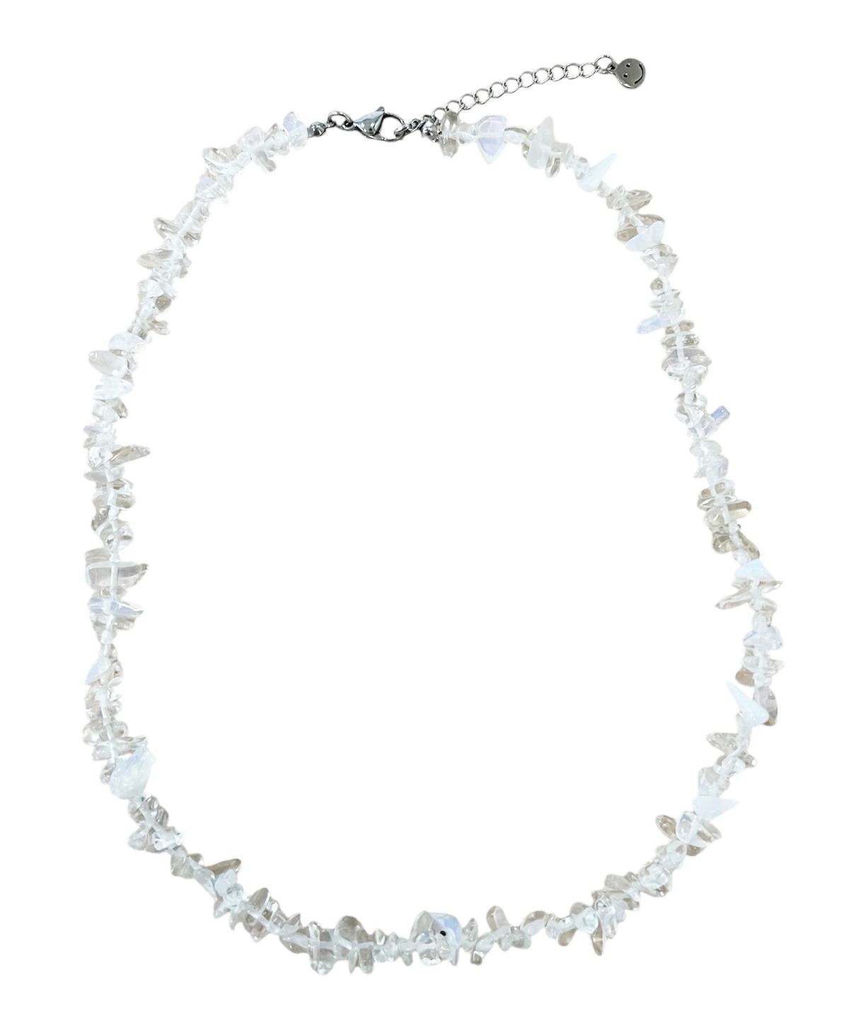 스케이터락(SK8ER ROCK) Irregular Clear Stone Necklace