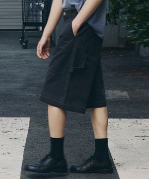 서드컷 카펜터 쇼츠 (차콜)