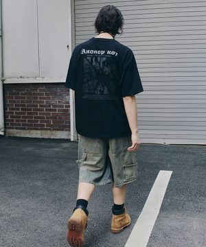 아보시 반팔티 (블랙)