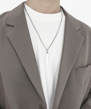 스틱 펜던트 목걸이 써지컬 스틸 체인 CLEF LEAD B NEC