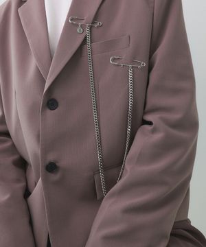 옷핀 체인 브로치 CLEF DOUBLE Brooch