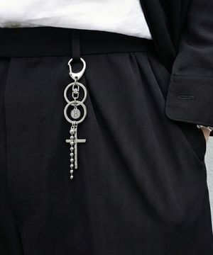 남자 십자가 키링 열쇠고리 CLEF Cross Key Ring