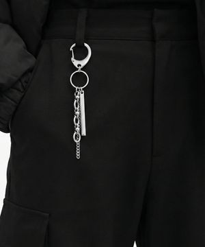 바지 체인 키링 써지컬스틸 CLEF ST Key Ring