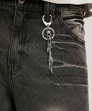 써지컬스틸 키링 바지 체인 CLEF LEAF Key Ring