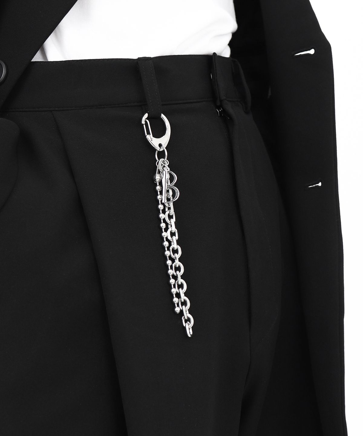 베이스클레프(BASSCLEF) 바지체인 키링 써지컬스틸 CLEF B-PANTS KEY RING